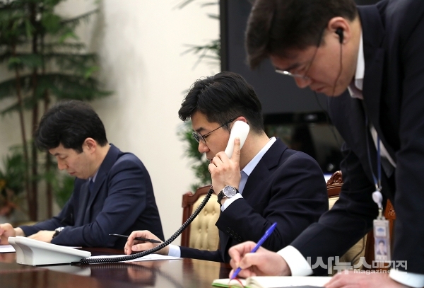 남북한 정부 당국자 핫라인 테스트